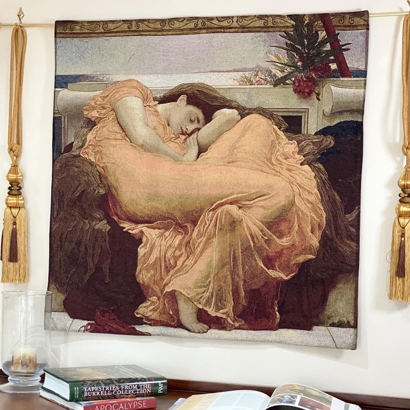 Crochet mural en coton Sir Fredrick Leighton