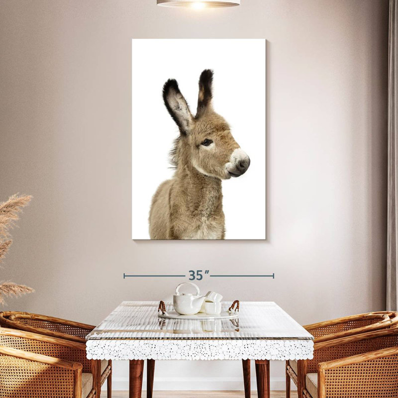 Brampt Baby Donkey, 48" H x 32" W