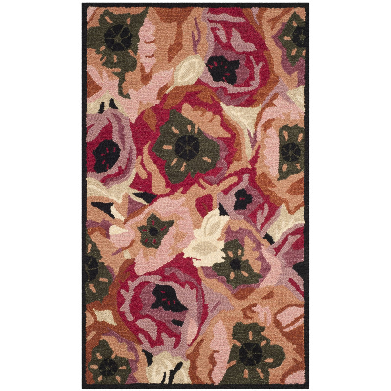 Tapis floral touffeté à la main Coreatha Martha Stewart, Rectangle 9 pi x 12 pi