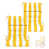 Yellow White Striped