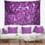 Tapisserie abstrait mauve aquarelle de motif fractal-28495552