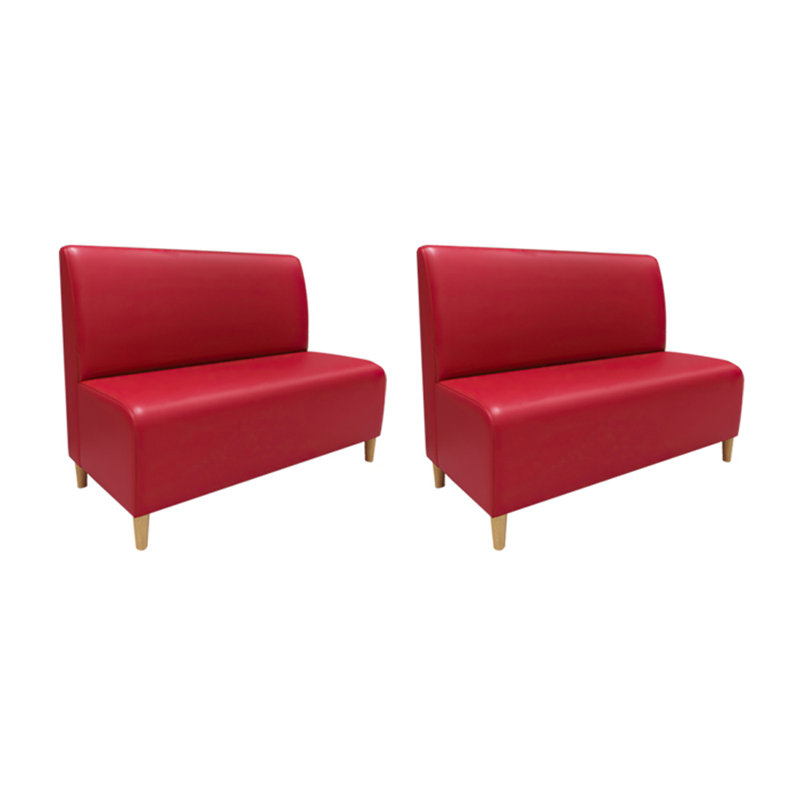 Banc rembourré élégant en similicuir
