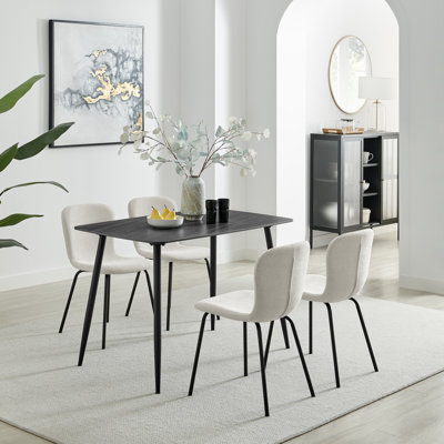 Barrea 4 - Person Dining Set