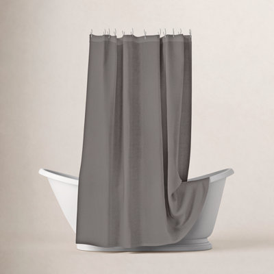 Rideau de douche simple en lin Kendo