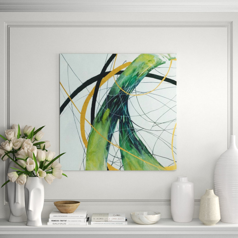 Sea Voyage II Print by Sara Brown, Glass Coat, 30" H x 30" W x 1.5" D