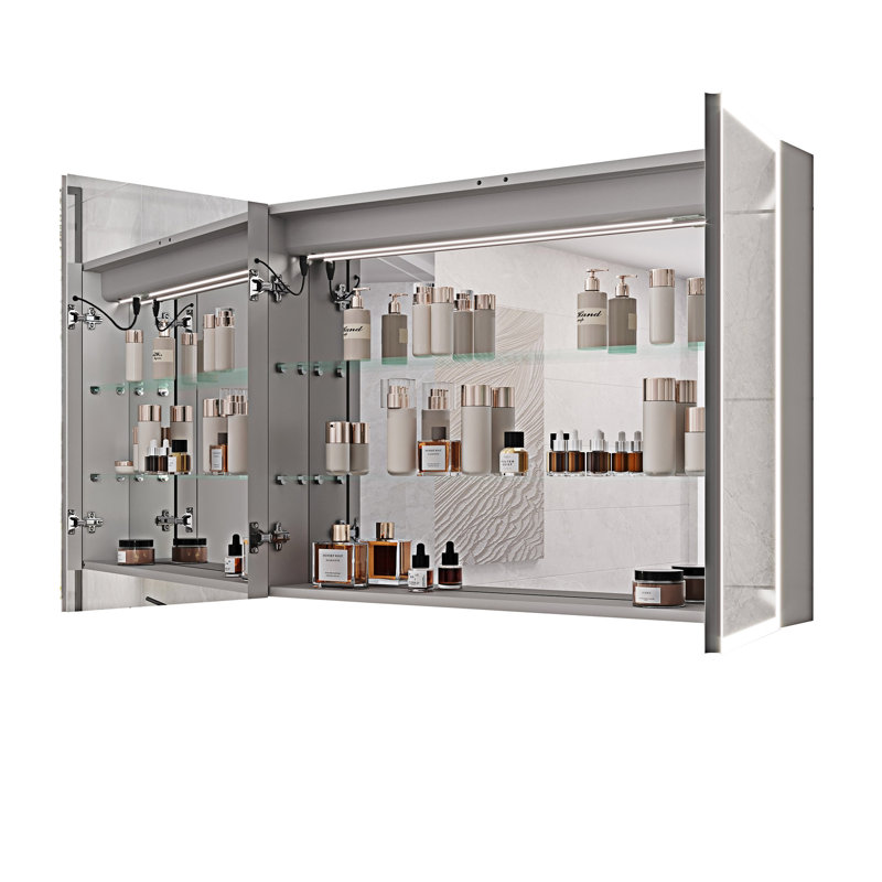Armoire à pharmacie à DEL avec miroir de salle de bain