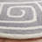 Novelty Portleven Hand Tufted Wool/Cotton Geometric Rug in Ivory/Gray-1142249048