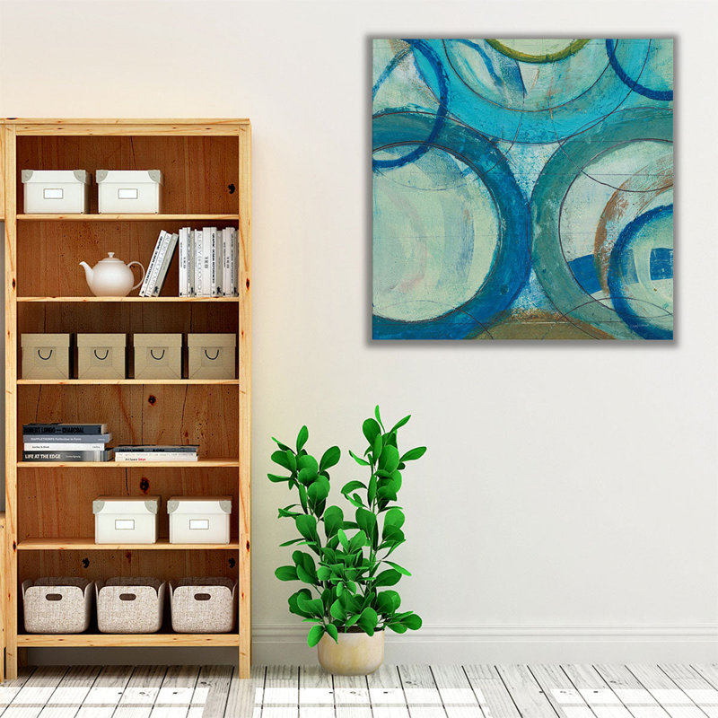 «Circle Play II», reproduction d'art sur toile, H 16 po x l 16 po