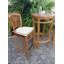 Bauman Solid Teak Wood Bar Table, 38 inch-635902466