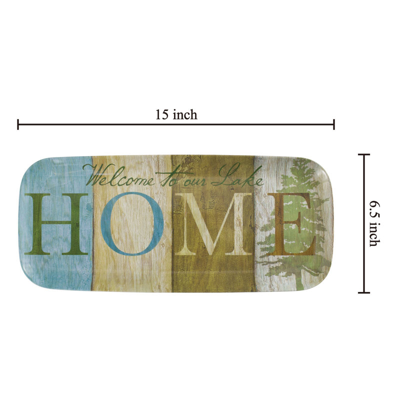 2-Piece Lake Home 15" Tray