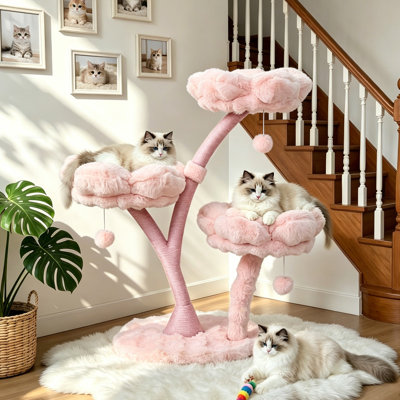 105cm H Cat Tree Tower Activity Center