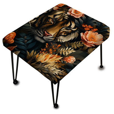 Mulley - Animal Print Rectangle Ottoman