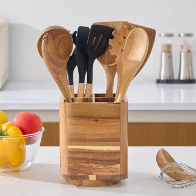 Tabletop Wooden Cutlery Rack