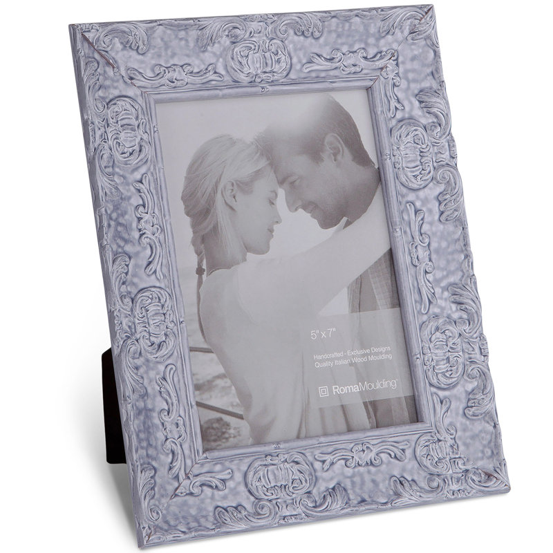 Cadre pour photo simple Lavo, Bleu, 5 po x 5 po