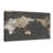 «World Map in Gold and Gray», impression-31476042-31937999