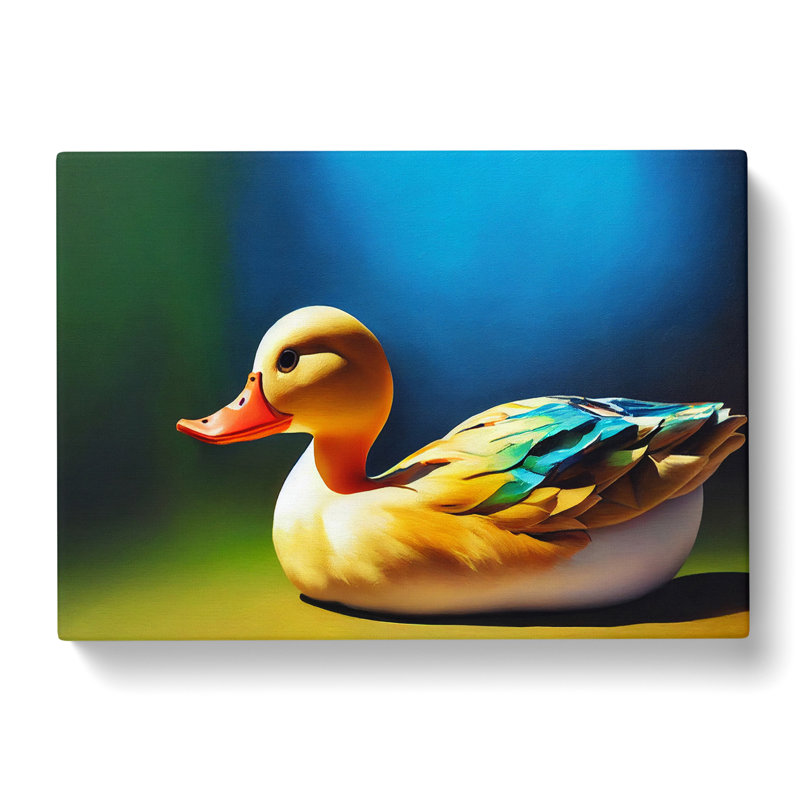 Enthralling Duck - Wrapped Canvas, 50cm H x 76cm W x 3cm D
