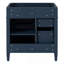 Meuble-lavabo de salle de bain 30 po sans lavabo supérieur, armoire de rangement moderne avec 2 tiroirs et un tiroir rabattable (PAS DE BASSIN)-97098608-97098611