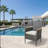 4-Piece All-Weather Gray Rattan Patio Dining Chair-582017333