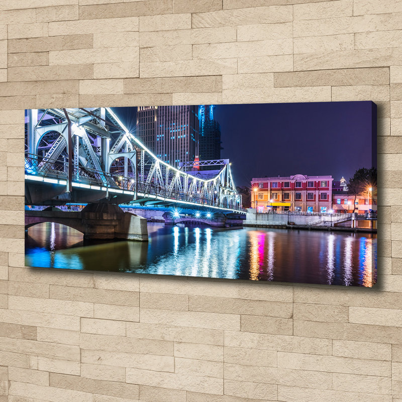 Shanghai Bridge - Wrapped Canvas Print