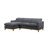 Bazil Upholstered L-Shaped Sectional Left Hand Facing-428958382