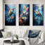 «Fishing Majestic Marlins J Jump», 3 pièces sur toile-1447693985-1447693984