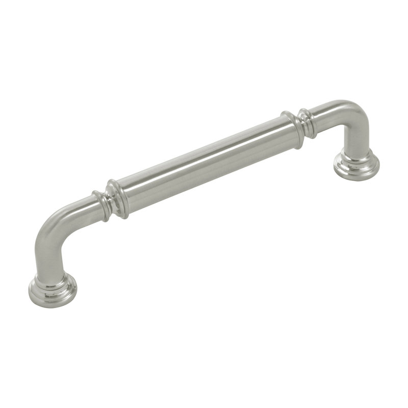 Berkshire Collection Handle Pull - Cabinet Pull - Farmhouse Hardware for Drawers & Cabinets, 5 1/16", Satin Nickel