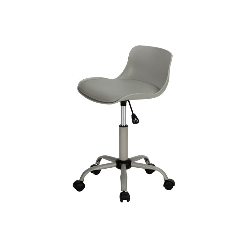 Chaise de bureau, Gris, Gris / Noir
