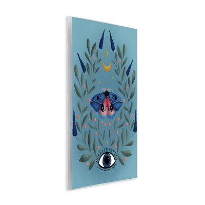 «Mindfulness Moth & Eye», art par Metka Hiti