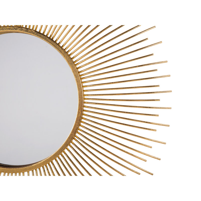 Almena Metal Flat Wall Mirror