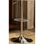 2 tabourets blancs contemporains - hauteur réglable hydraulique, siège en cuir de polyuréthane, repose-pieds pour une assise détendue et confortable-974559593