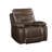 Aashi 42\" Wide Power Recliner with Leather-Gel Match Upholstery-123028101-123028099