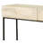 Ansley White Washed and Matte Black 2-Drawer Console Table