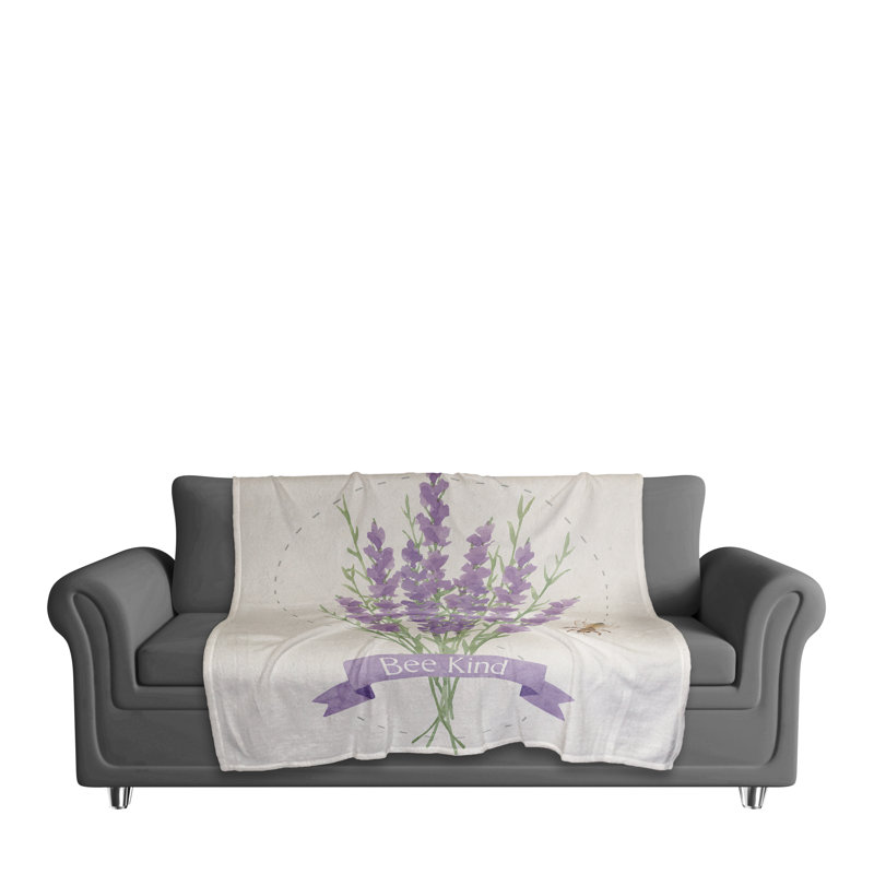Jeté en molleton Bend Kind Lavendar