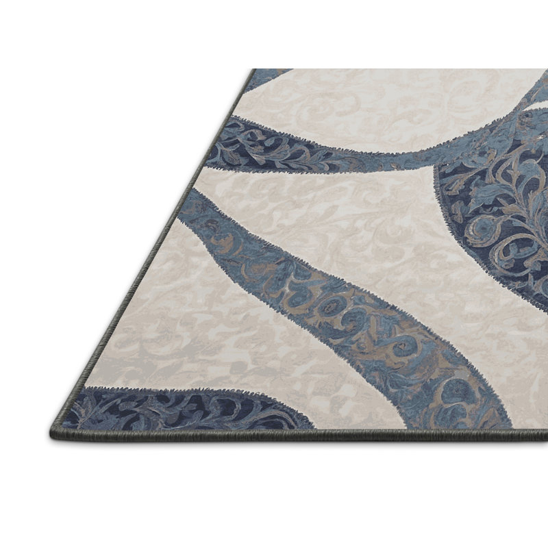 Silky Soft Plush Gray Area Rug, Square 3'