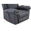 Fauteuil inclinable électrique en microfibre Domana