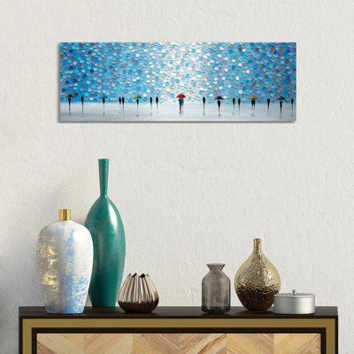 Under The Blue Rain- Gallery-Wrapped Canvas Giclée