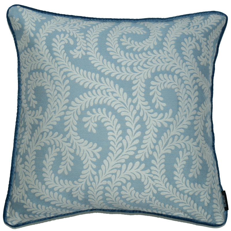 Holoman Floral Square Throw Cushion, 60 x 60cm, Blue