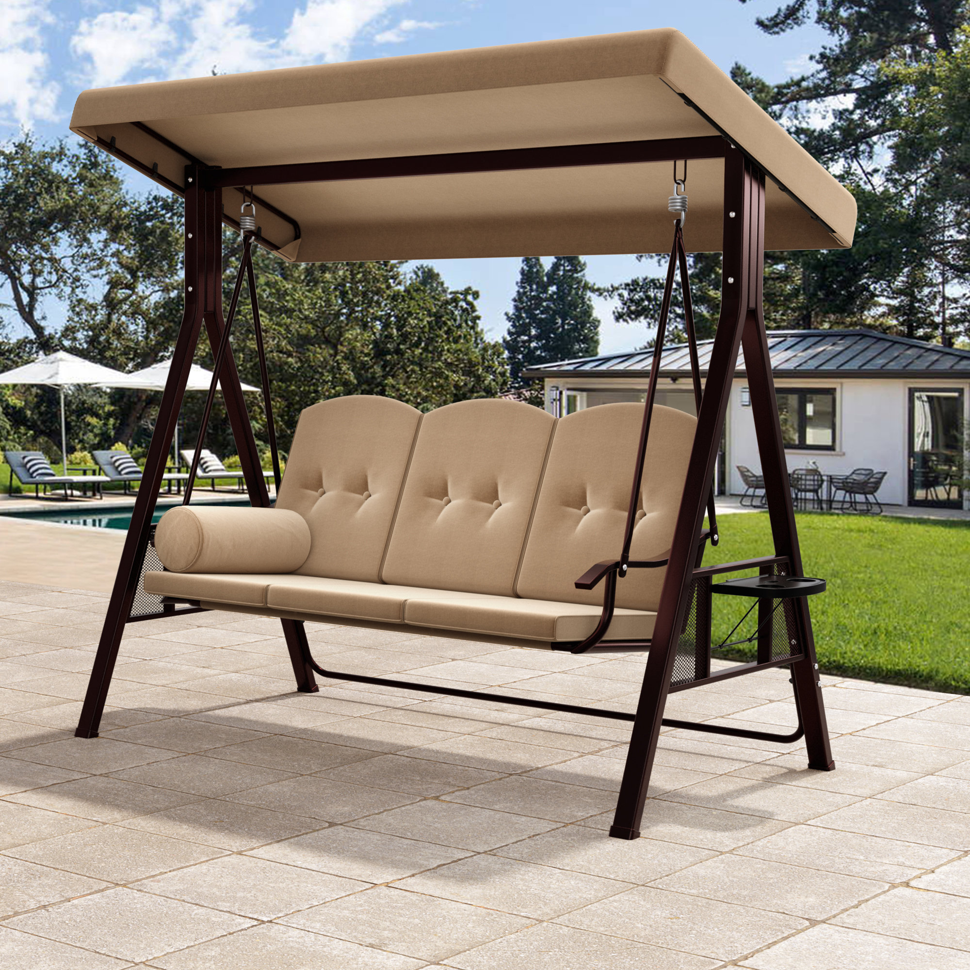 Arlmont & Co. Kenston Porch Swing & Reviews | Wayfair