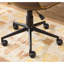 Chaise de bureau en similicuir brun antique - pivotant sur 360 °, relevage pneumatique, revêtement confortable, structure en acier noir mat pour la structure