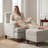 Ebward Sea Oat Chair And Ottoman