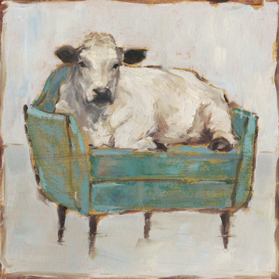Moo-ving In I by Ethan Harper - Wrapped Canvas Print