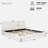 Modern Upholstered Bed With Comfortable Headboard, Embedded Design And Wood Legs-1789738537