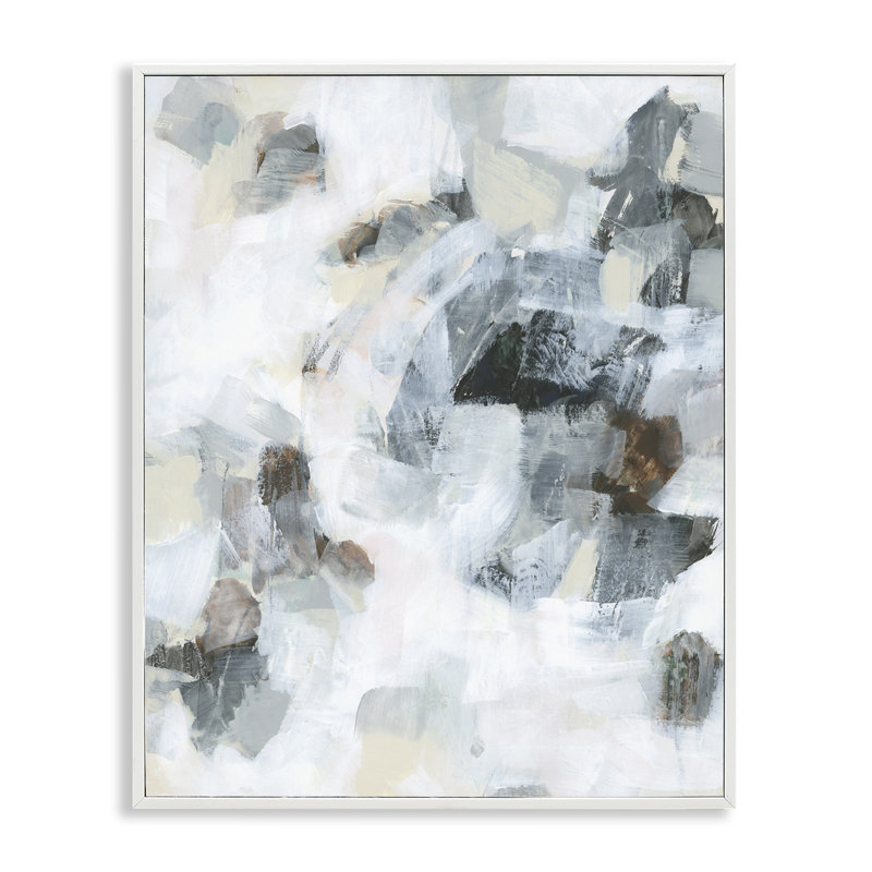«Soft Soft», estampe numérique par Grace Popp, Estampe numérique encadrée blanc bord de mer, H 14 po x l 11 po