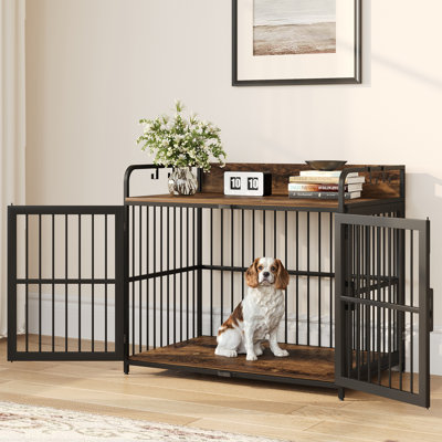 🐾🏡 Modern Multifunctional Dog Crate Furniture – For Small Puppies to Giant Breeds🐕✨, Chew-Resistant & Waterproof, 3 Sizes Available