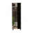 Urano Mirror Linen Cabinet, Four Interior  Shelves, Five External Shelves -Black-1176130330