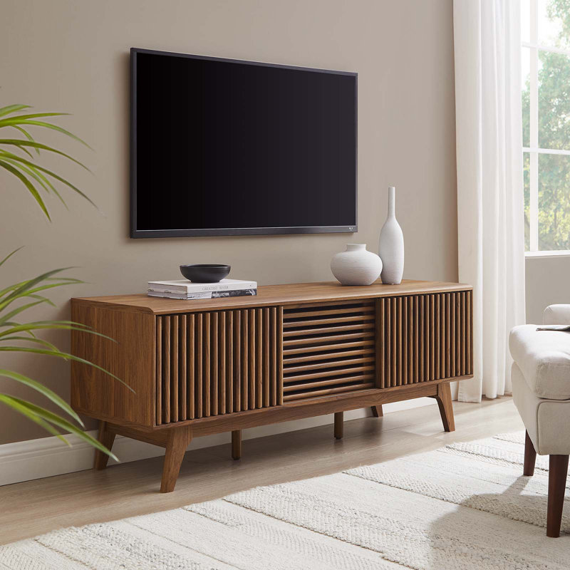 Modway Iterate 59" TV Stand, Walnut