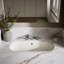 Lavabo de salle de bain ovale en métal avec trop-plein Iron Plains-27814160