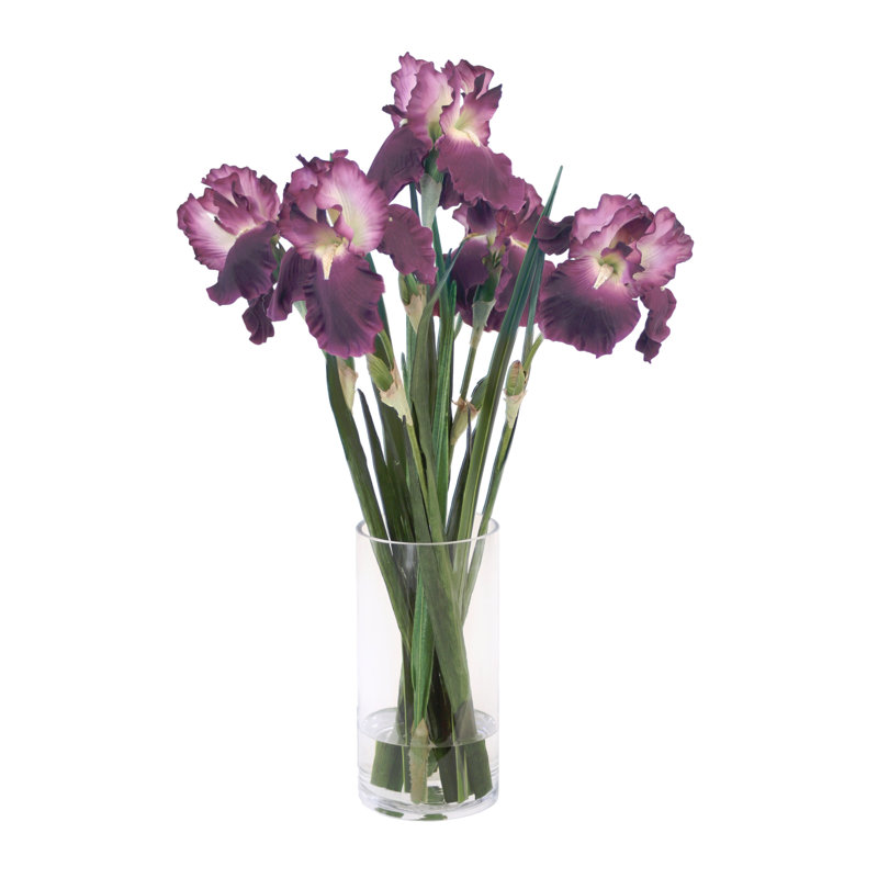 Iris Arrangement in Vase