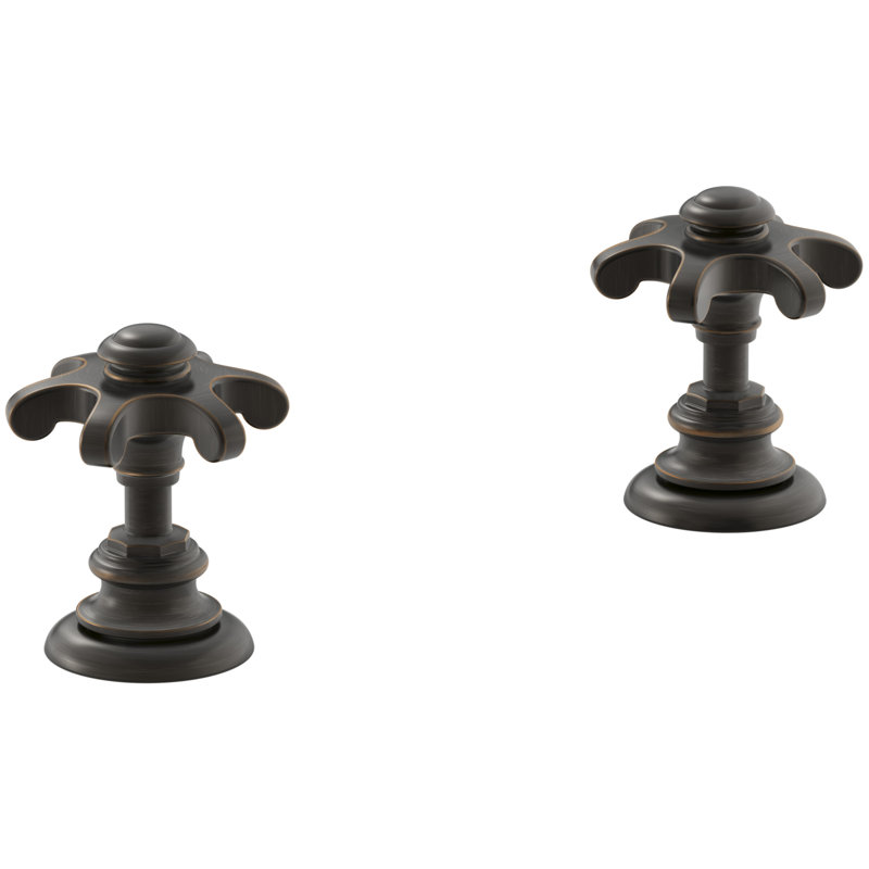 Poignées à pattes pour lavabo de salle de bain Artifacts, Bronze huilé