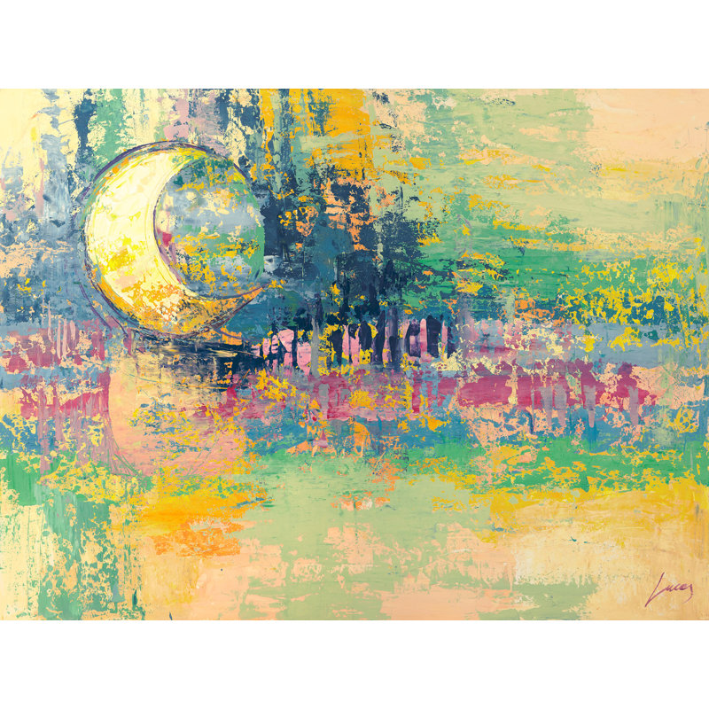 Moon Reflections by Lucas - Wrapped Canvas Art Prints, 70cm H x 100cm W x 4cm D